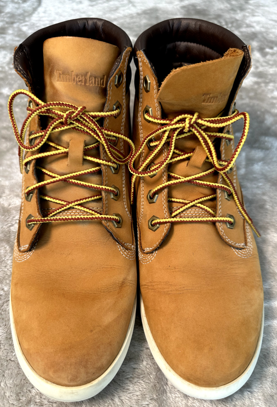 Timberland Dausette Nubuck Wheat Brown Sneaker Boots Leather Womens Size 9